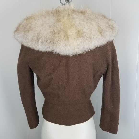 VINTAGE Icove & Young Romantique Anglo Fabrics Fur - Picture 3 of 8